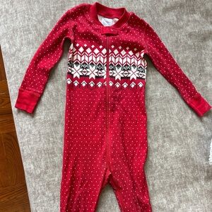 Hanna Andersson Red Organic Cotton Pajamas